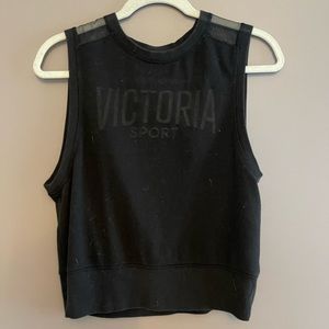 Victoria Secret Sport sleeveless sweatshirt with cutout back